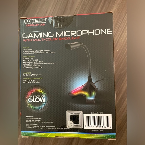 BYTECH Gaming Microphone with Multicolor Backlight - Picture 3 of 4